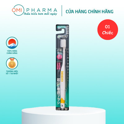 Bàn Chải Đánh Răng Lông Siêu Mềm Đầu Vừa S Select Nhật Bản (1 Chiếc)