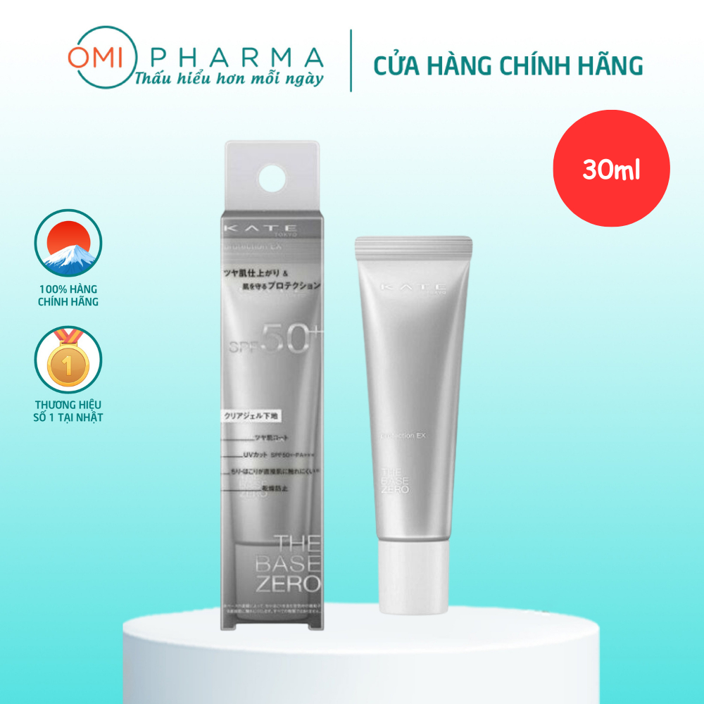 Kem Lót Dưỡng Ẩm Chống Nắng Kiềm Dầu Mỏng Mịn Kanebo Kate The Base Zero Protection EX SPF 50+ PA+++ 30ml