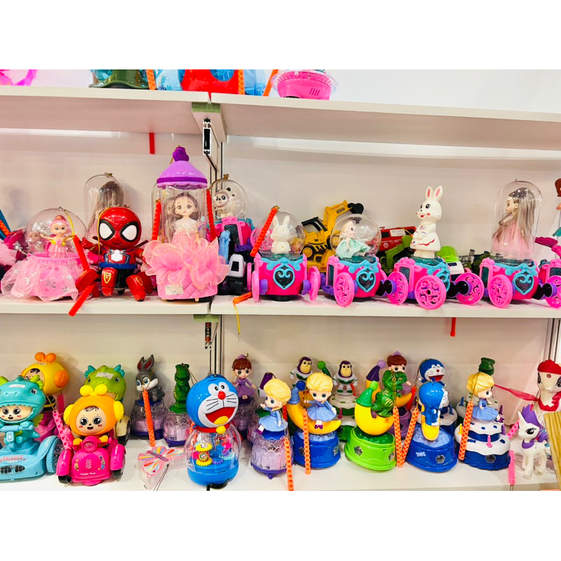 Đồ chơi Siêu nhân nhện, Captain America, Phi hành gia biết đi,có đèn và nhạc, lồng đèn Trung Thu cho bé trai