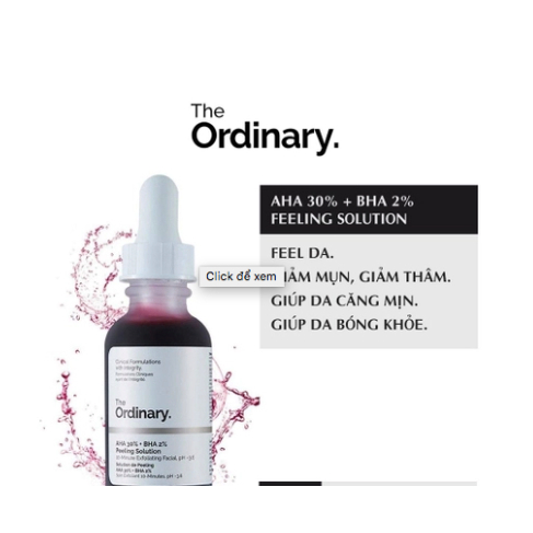 Tinh Chất Peel da The Ordinary AHA 30%+BHA 2% Peeling Solution 30ml