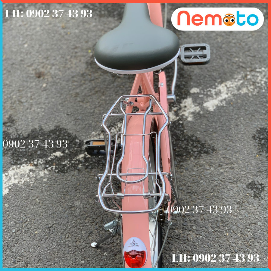 XE ĐẠP NỮ KUBABY 2 GIÓNG CHO BÉ GÁI HƠN 7 TUỔI - 20IN