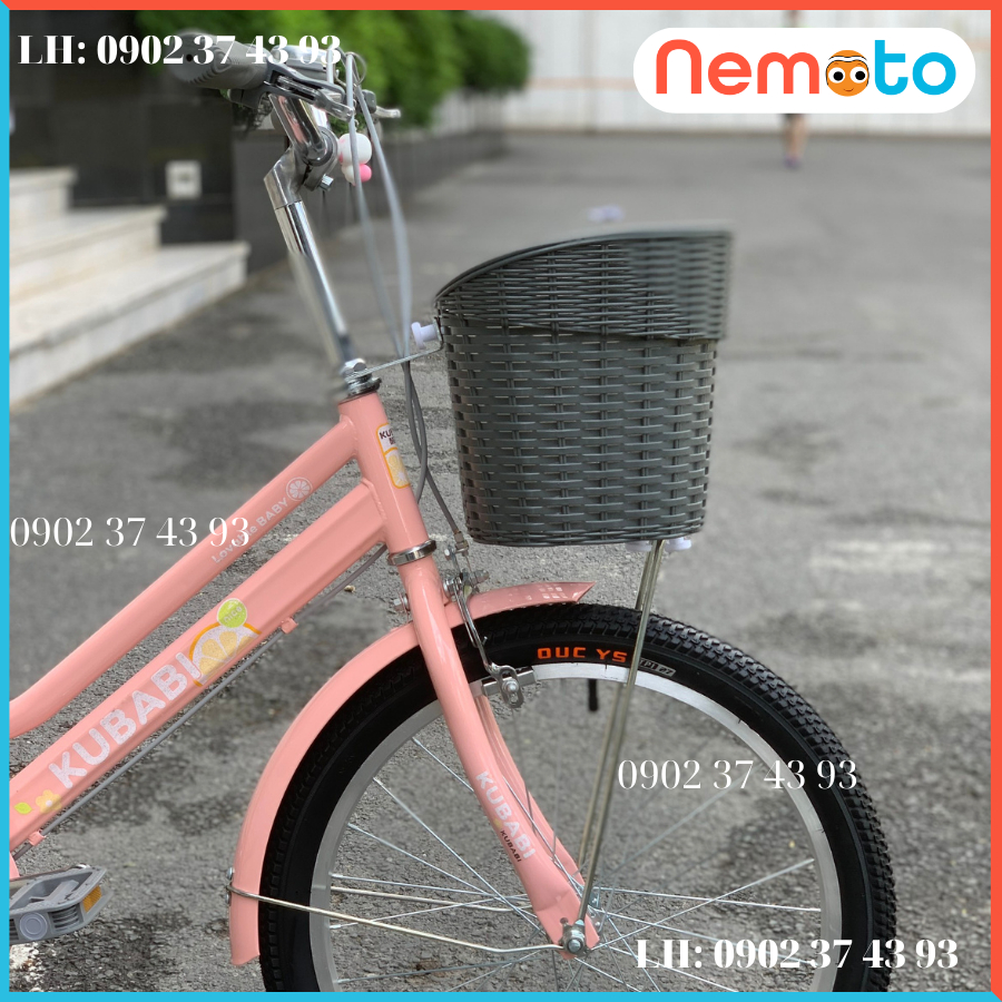 XE ĐẠP NỮ KUBABY 2 GIÓNG CHO BÉ GÁI HƠN 7 TUỔI - 20IN