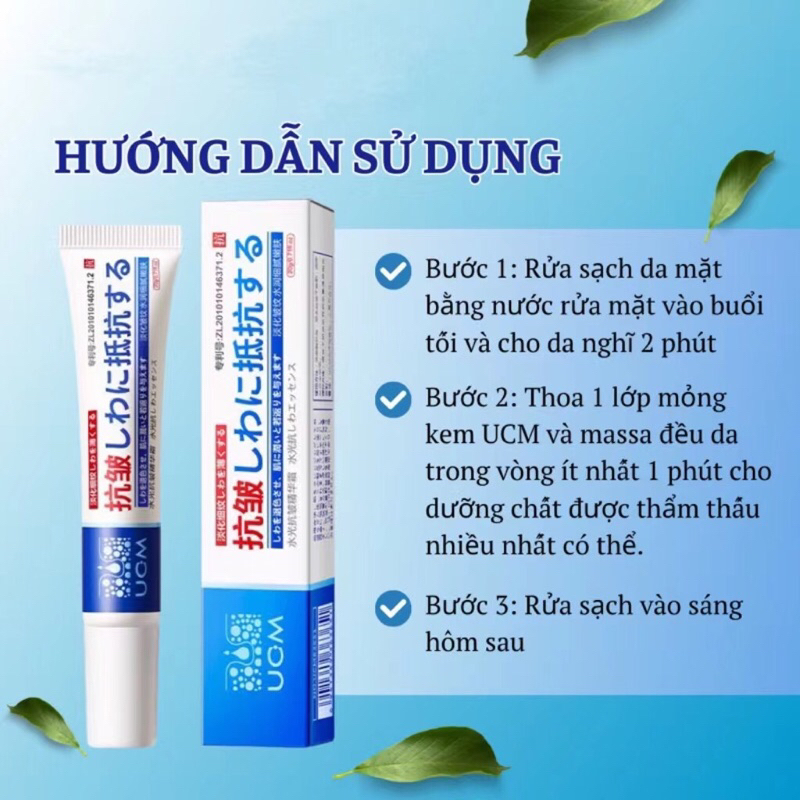 Kem Giảm Nám, Chống Nhăn Và Trẻ Hóa Da UCM Nhật Bản