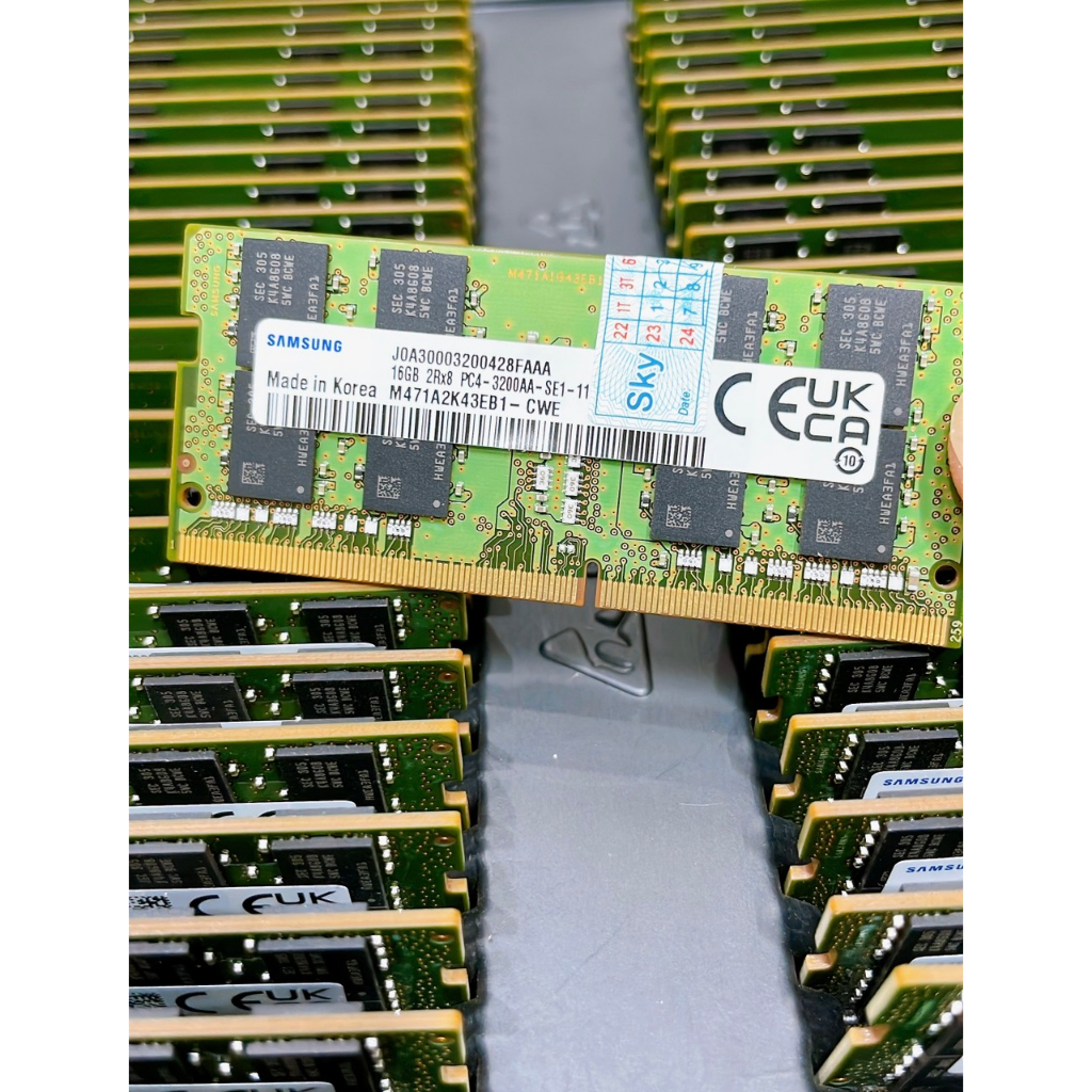Ram Samsung 16GB  3200MHz DDR4 Laptop - Bảo hành 36 tháng 1 đổi 1