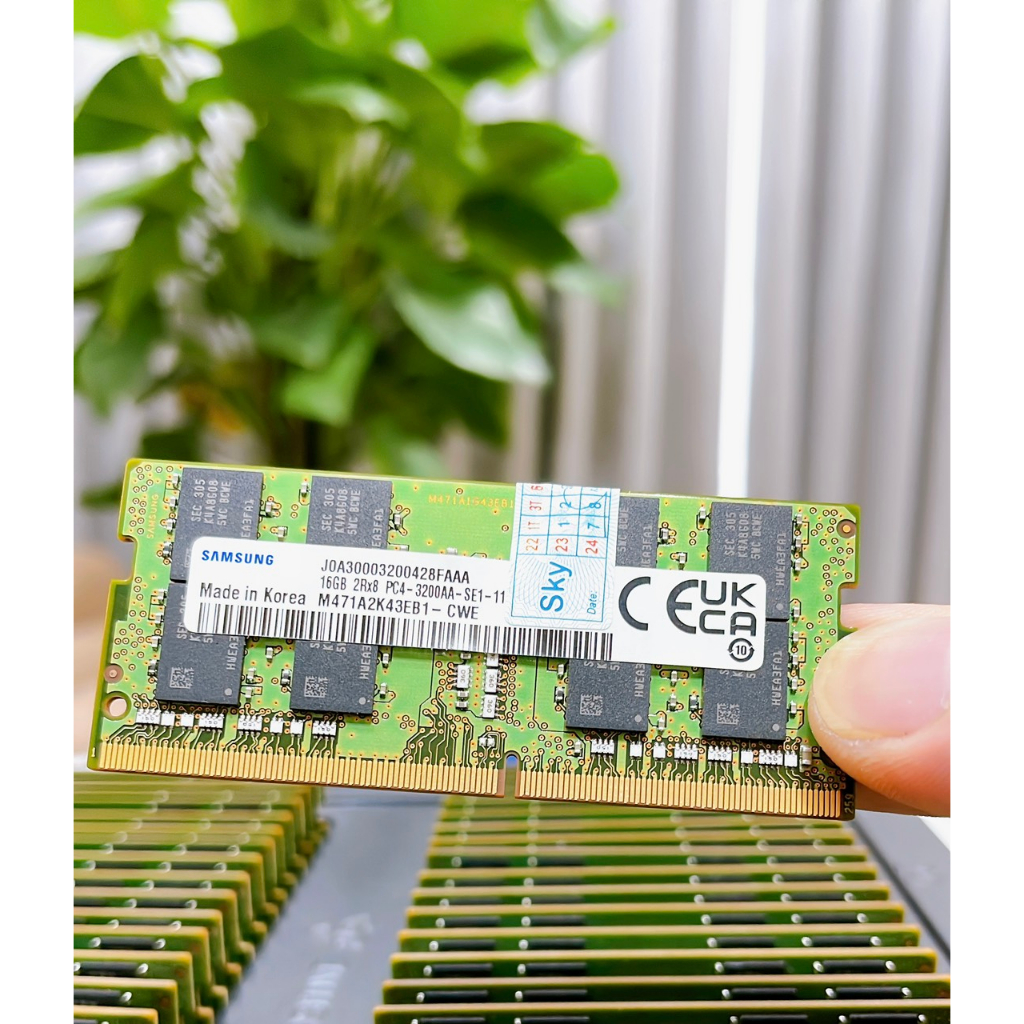 Ram Samsung 16GB  3200MHz DDR4 Laptop - Bảo hành 36 tháng 1 đổi 1