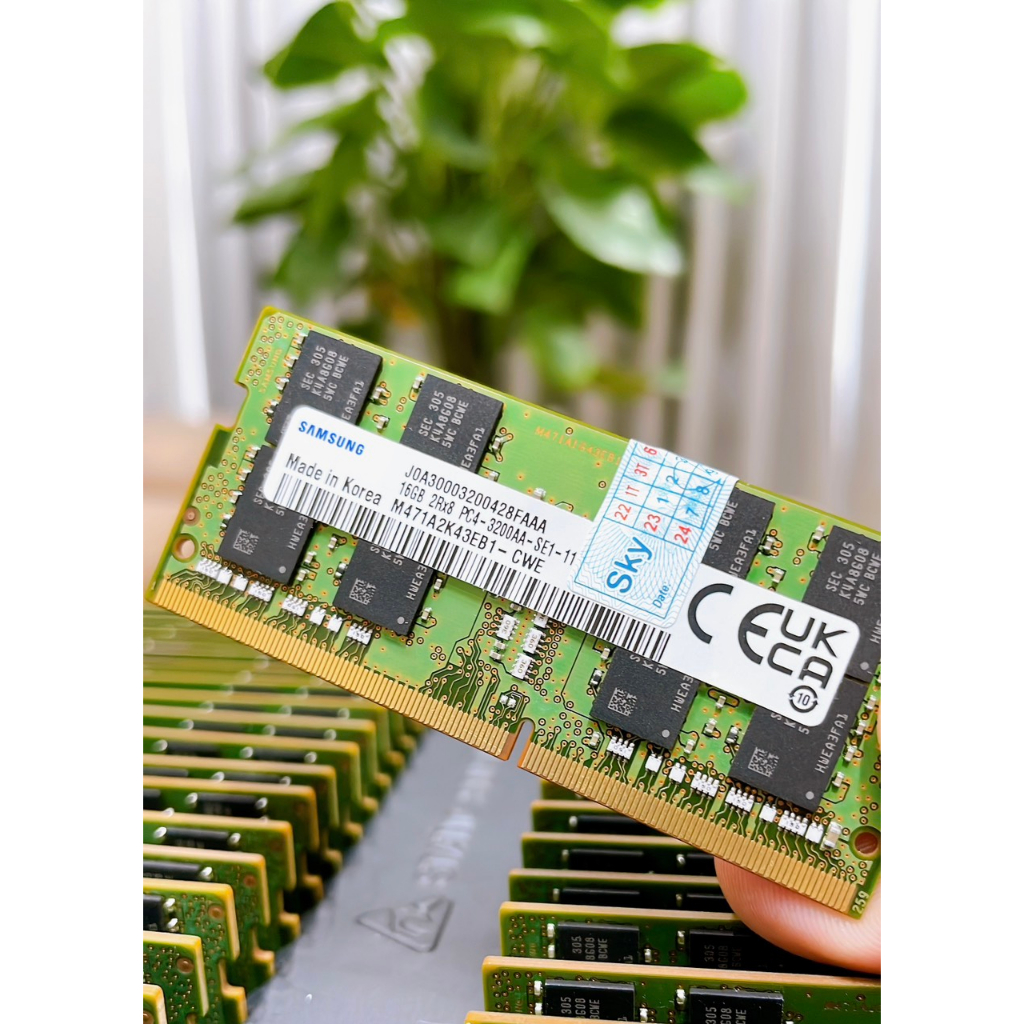Ram Samsung 16GB  3200MHz DDR4 Laptop - Bảo hành 36 tháng 1 đổi 1