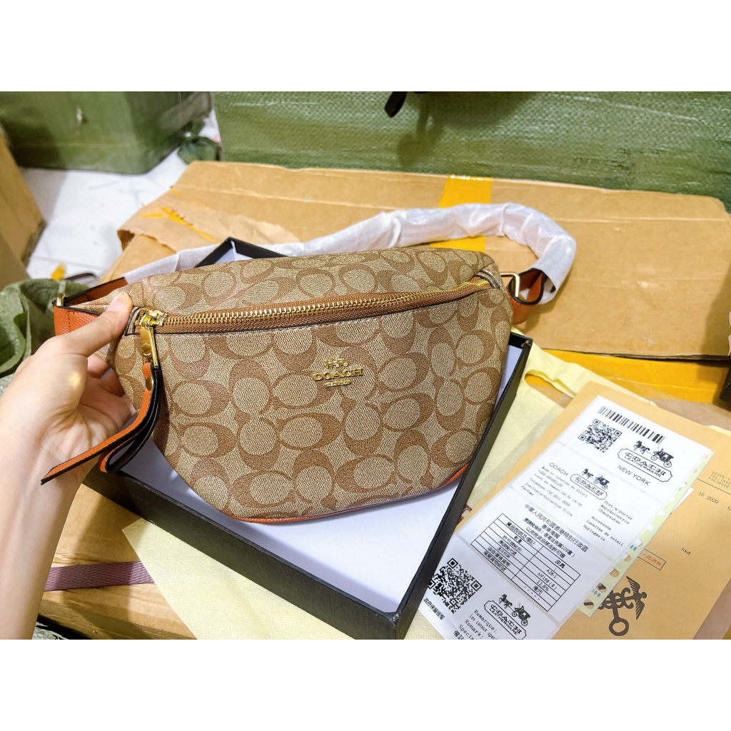Túi đeo chéo Nam Coach bao tử bumbag fullbox size 24