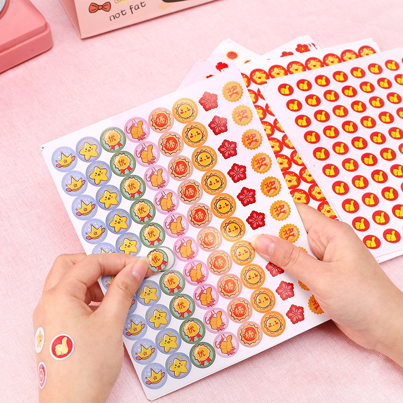 Bộ 10 sticker dán Like cup vàng ngôi sao