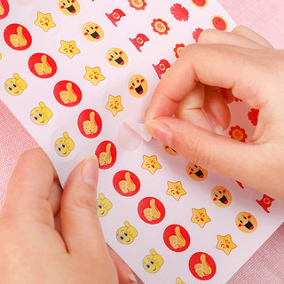 Bộ 10 sticker dán Like cup vàng ngôi sao