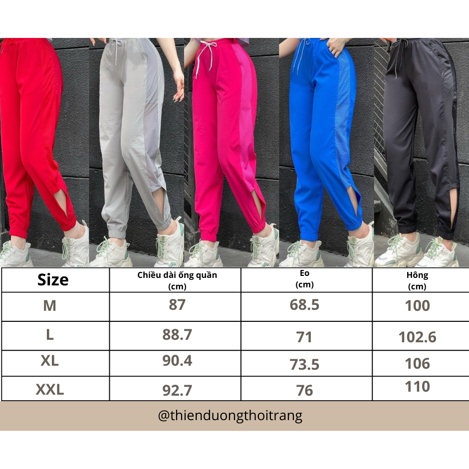 Quần Jogger Thiên Đường Thời Trang Có Dây Rút