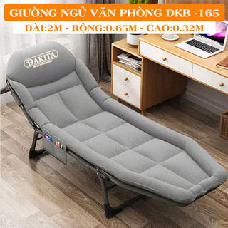 Giường Xếp Gọn Có Nệm Đa Năng Giá Rẻ DAKITA DKB-165 (64cm) Dùng Cho Văn Phòng, Du Lịch (Còn có size rộng hơn 75cm)