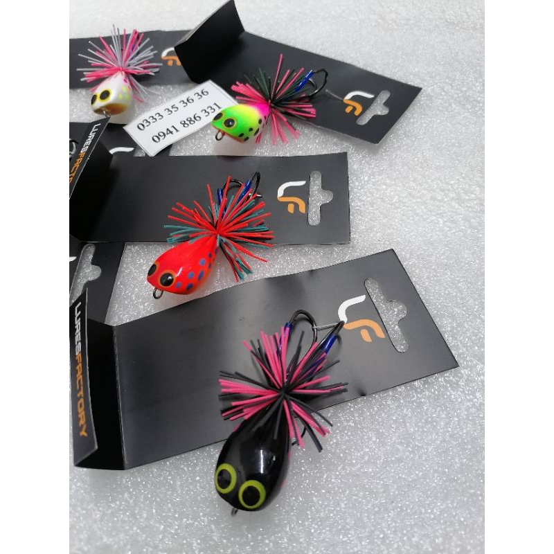 Nhái lắc, Nhái Nhảy ,Nhái gỗ FACTORY Dài 3,1cm, nặng 5,4g