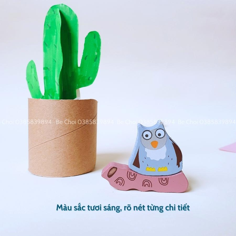 Đồ chơi sáng tạo xếp hình bằng gỗ nhiều cách chơi kích thích trí tưởng tượng và sáng tạo