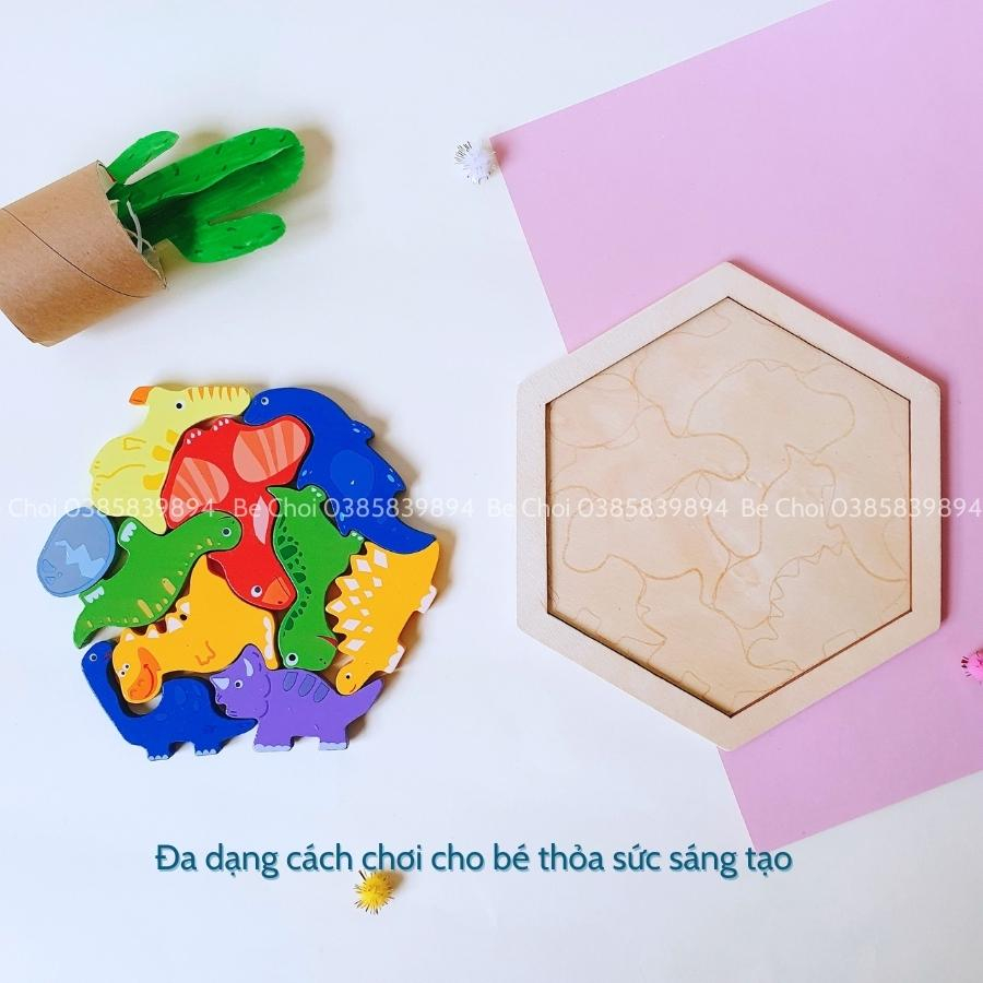 Đồ chơi sáng tạo xếp hình bằng gỗ nhiều cách chơi kích thích trí tưởng tượng và sáng tạo