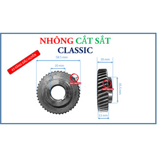 Bánh răng cắt sắt classic, nhông cắt bàn 350 classic, đk 59, lỗ 20 43r