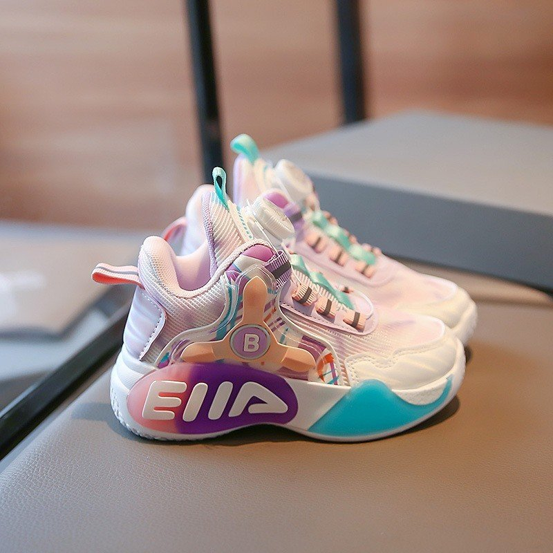 Giày thể thao YY522 HOT 2023 có núm vặn chỉnh dây Quảng Châu cao cấp cho bé trai bé gái từ 3 tuổi đến 15 tuổi