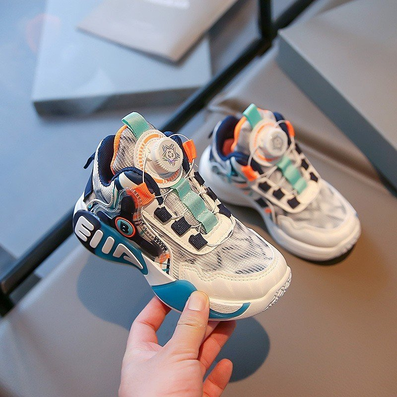 Giày thể thao YY522 HOT 2023 có núm vặn chỉnh dây Quảng Châu cao cấp cho bé trai bé gái từ 3 tuổi đến 15 tuổi