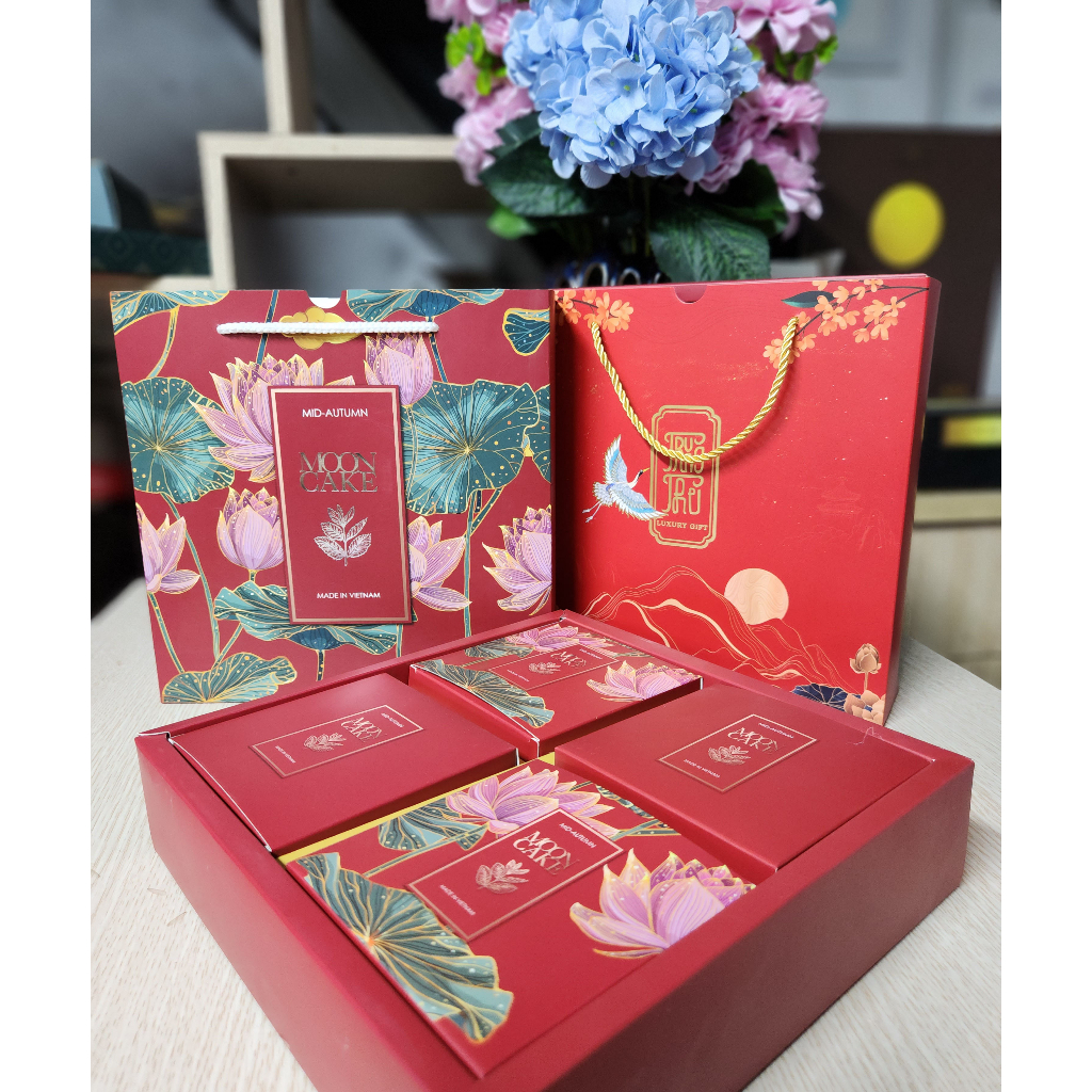HỘP BÁNH TRUNG THU SET 4 BÁNH - SET 2 BÁNH HOT 2023 - GIÁ CHỈ TỪ 3.200đ - 15.600đ