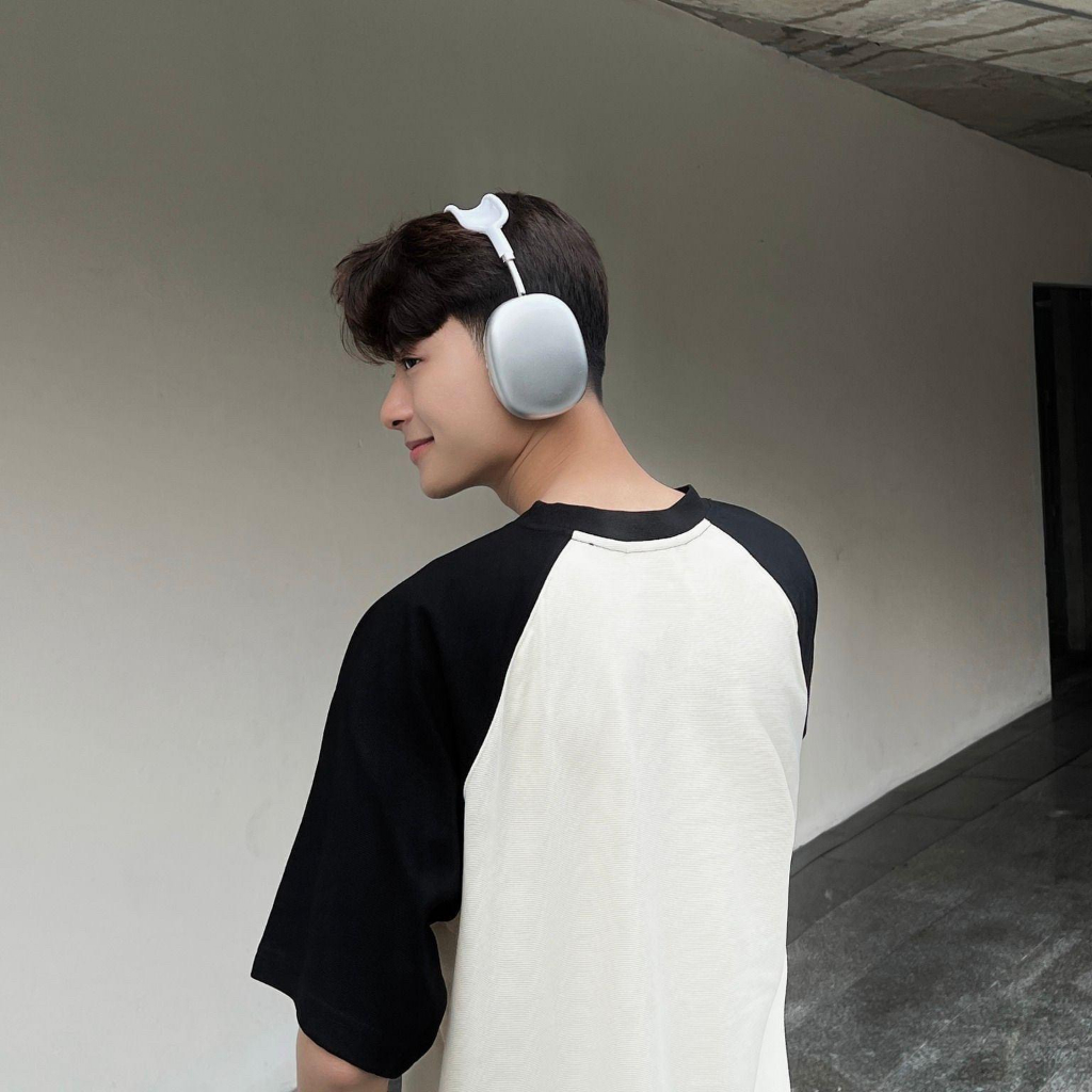 Áo thun RAGLAN  TRƠN PATOMI.STUDIO , Áo thun unisex nam nữ form rộng oversize chất liệu 100% Cotton