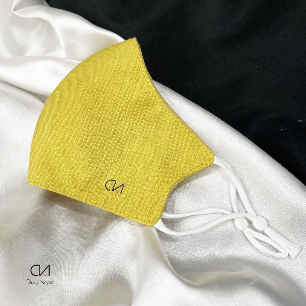 Khẩu trang vải Sắc Xuân Plus Duy Ngọc cao cấp - Form cho nữ, 3 lớp linen Plus cao cấp - BST "CẢM HỨNG MÙA XUÂN" (0048)