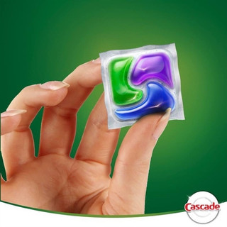 Viên Rửa Chén Cascade Platinum Dishwasher Detergent Actionpacs 1.45kg 92v