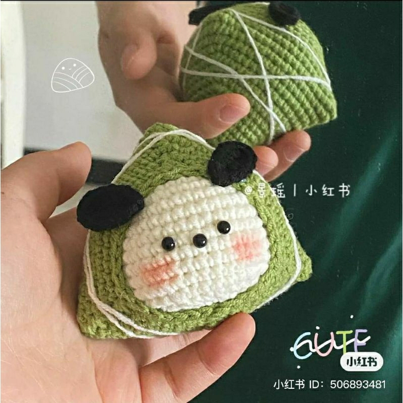 Móc khóa Gà con- Thỏ bằng len Milk cotton 50g