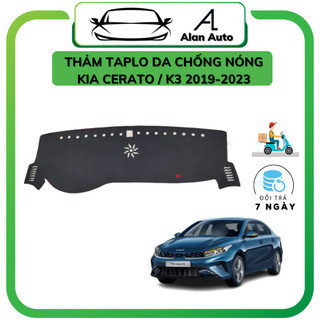 Thảm taplo da xe Kia Cerato 2019, Kia K3 2022, Taplo da chống nóng Hàng đẹp xuất sắc