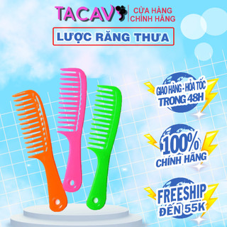 Lược răng thưa chải tóc xoăn, tóc rối giá rẻ bền đẹp