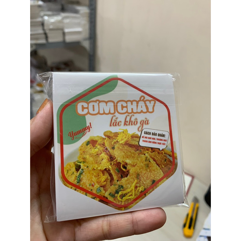 55 Tem Dán Các Loại Khô Gà, Khô Bò, Khô Các loạiMẫu in đẹp , Hàng có sẵn