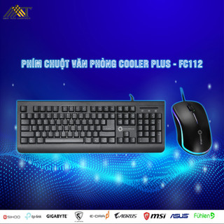 Bộ phím chuột văn phòng giá rẻ phù hợp sinh viên, học sinh FC112 - Cooler Plus