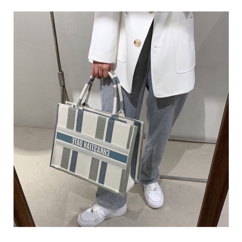 Túi xách tay đeo vai thời trang công sở du lịch size 38_Túi cói