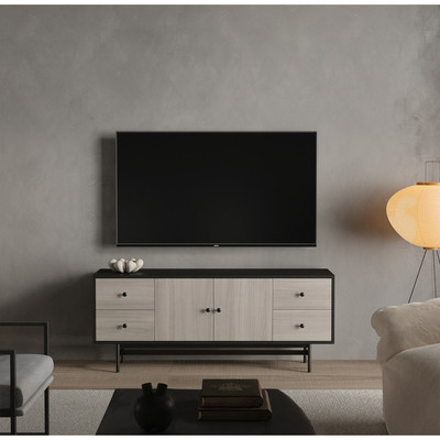 ROBECCA, Kệ tivi, kệ để đồ TVD_040, 140x40x58cm, kệ gỗ Scandi Home