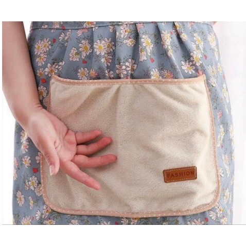 Tạp Dề Bằng Vải Canvas Thoáng Khí Phong Cách Phương Tây