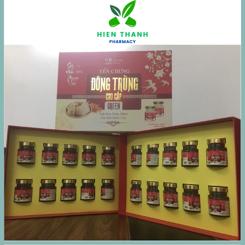 Yến chưng Đông trùng Green cao cấp