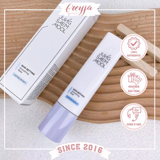 Kem lót jung saem mool skin setting base 40ml tạo độ căng bóng rạng rỡ cho làn da cho lớp nền mỏng nhẹ tự nhiên kiềm dầu