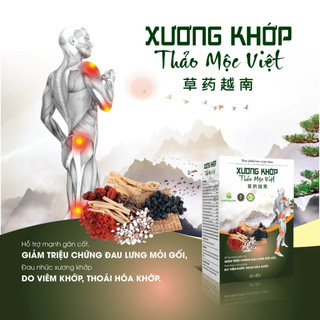 Hỗ trợ mạnh gân cốt, giảm đau lưng, mỏi gối. xương khớp thảo mộc việt