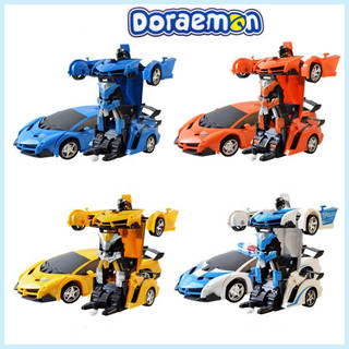Robot biến hình - đồ chơi rô bốt biến hình xe cảnh sát xe điều khiển biến hình robot có đèn địa hình