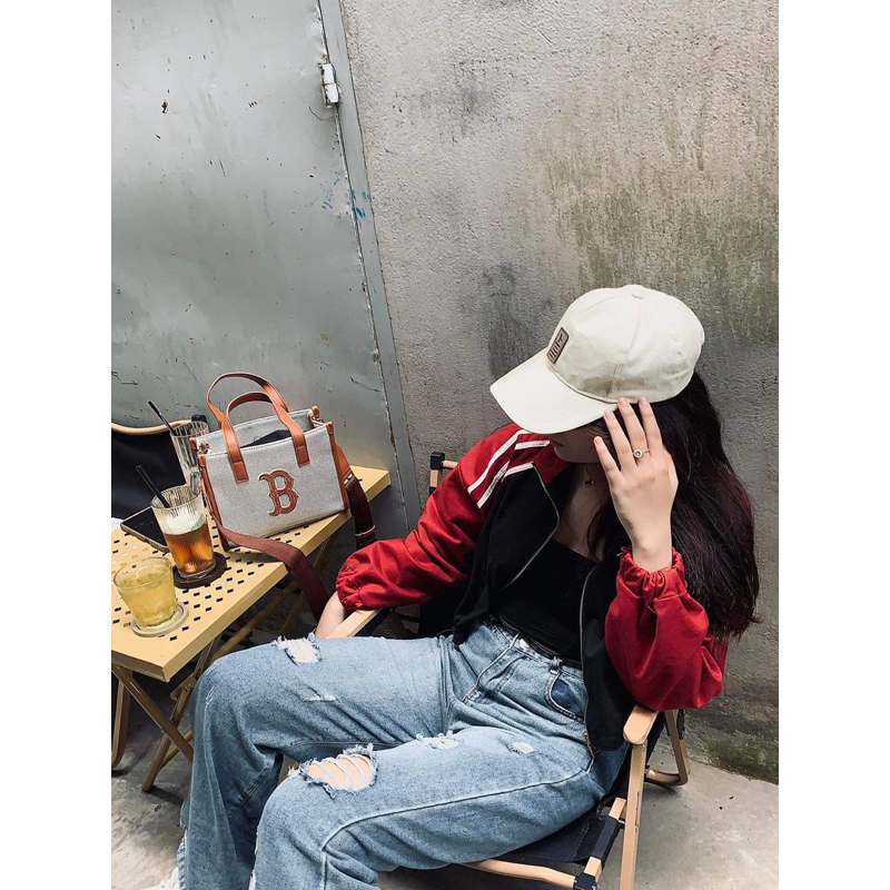 NEW IN - QUẦN JEANS SUÔNG TÚI RÁCH