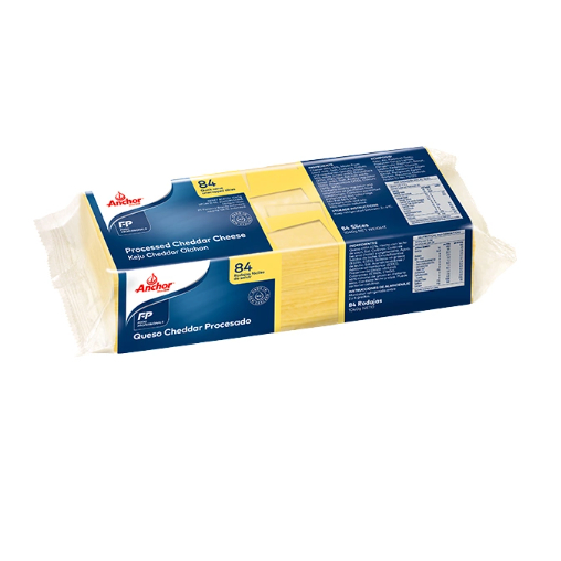 Phô Mai Lát Trắng Cheddar Burger Anchor Pháp từ túi 1kg