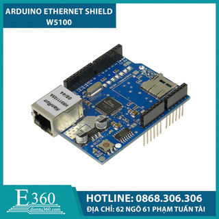 Arduino ethernet shield w5100 sử dụng chip w5100