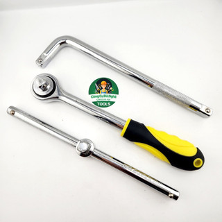 Bộ 3 cây cần tự động, cần kéo trượt, cần cong l 250mm đầu 1/2”