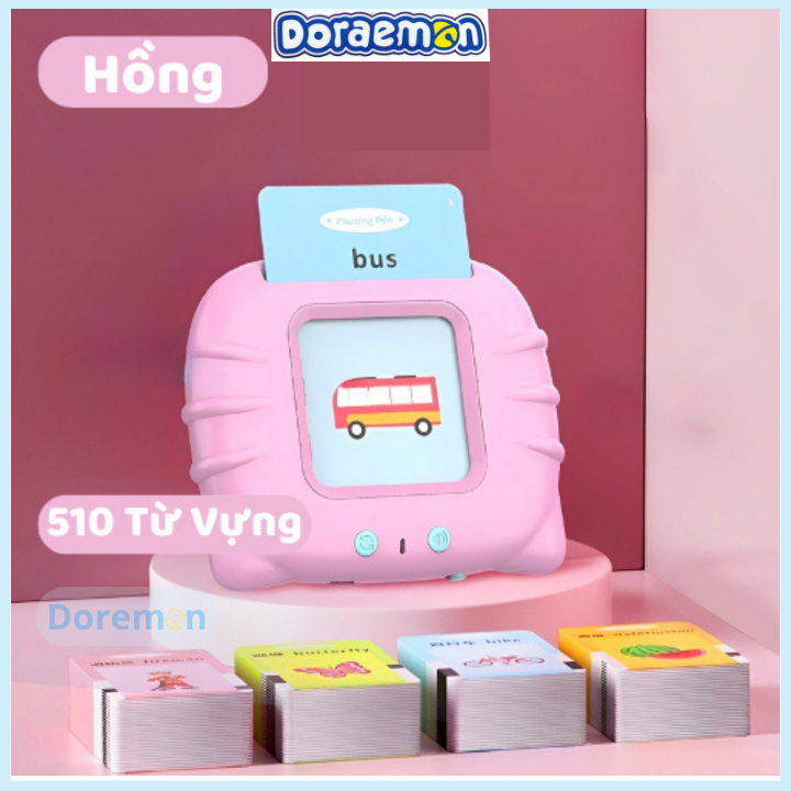 Máy Đọc Từ Vựng Song Ngữ Việt - Anh Đồ Chơi Thông Minh Thẻ Flashcard Tiếng Anh Tiếng Việt