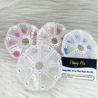 Mi fan 5d mix màu dày 0.07 cong c-cc-d_dụng cụ nối mi thúy hà