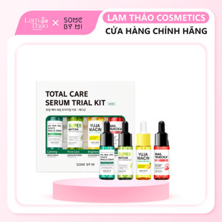 Bộ 4 tinh chất some by mi total care serum trial kit