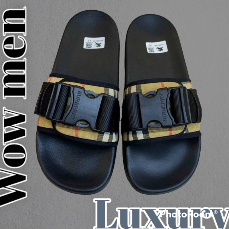 Dép Quai Ngang BBR Nam Bấm Khóa Cao Cấp hottrend thương hiệu 2023