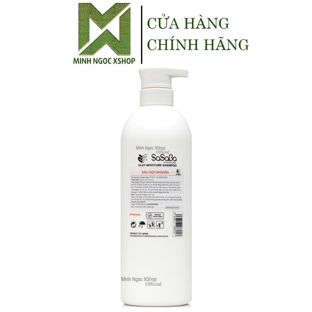 Dầu gội hoàn hình Sasaba Plus 800ML chính hãng