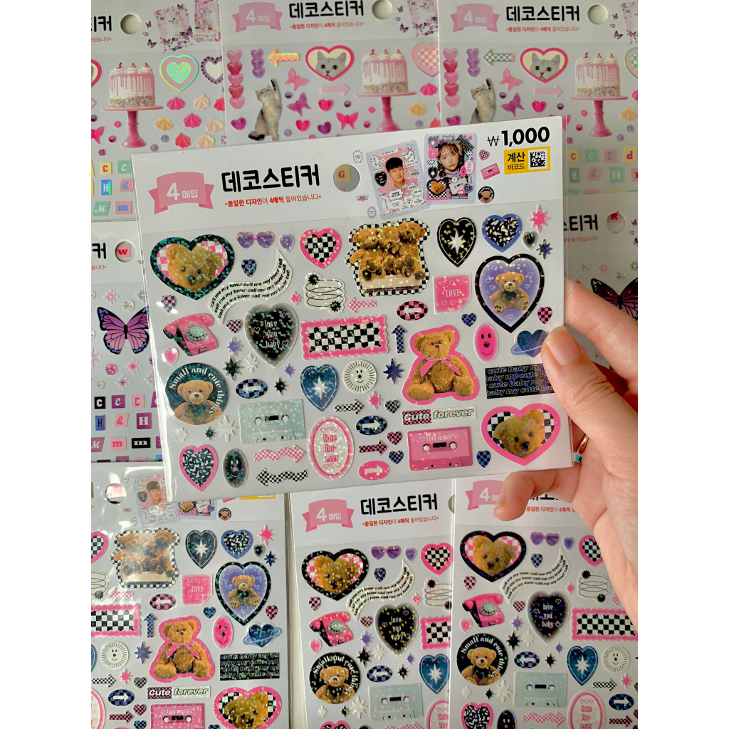 Sticker Daiso (ảnh thật) - namise.co - Mẫu 21 - 27