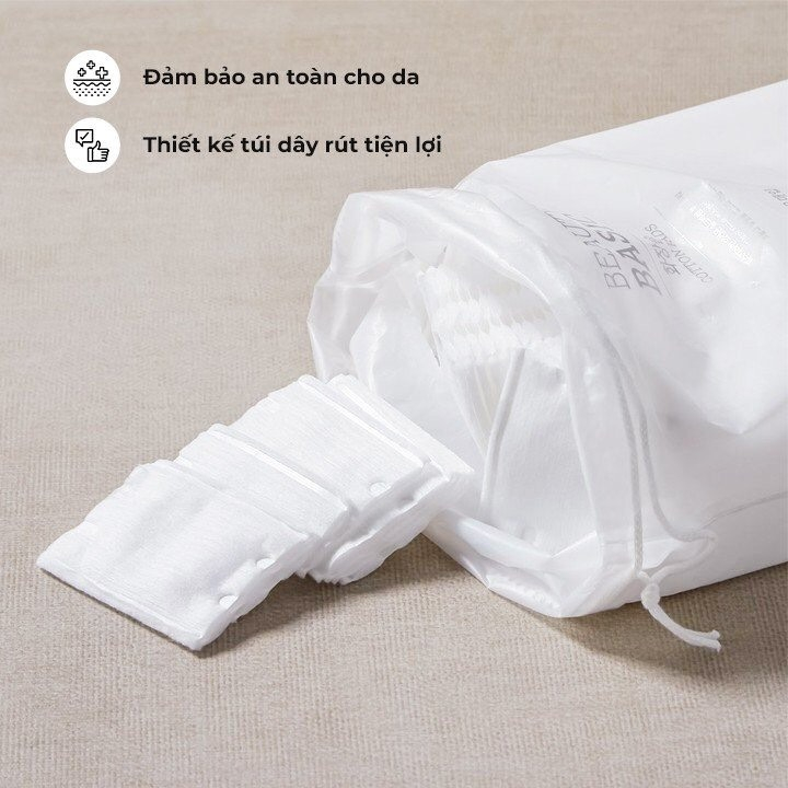 BÔNG TẨY TRANG EMART 222 MIẾNG
