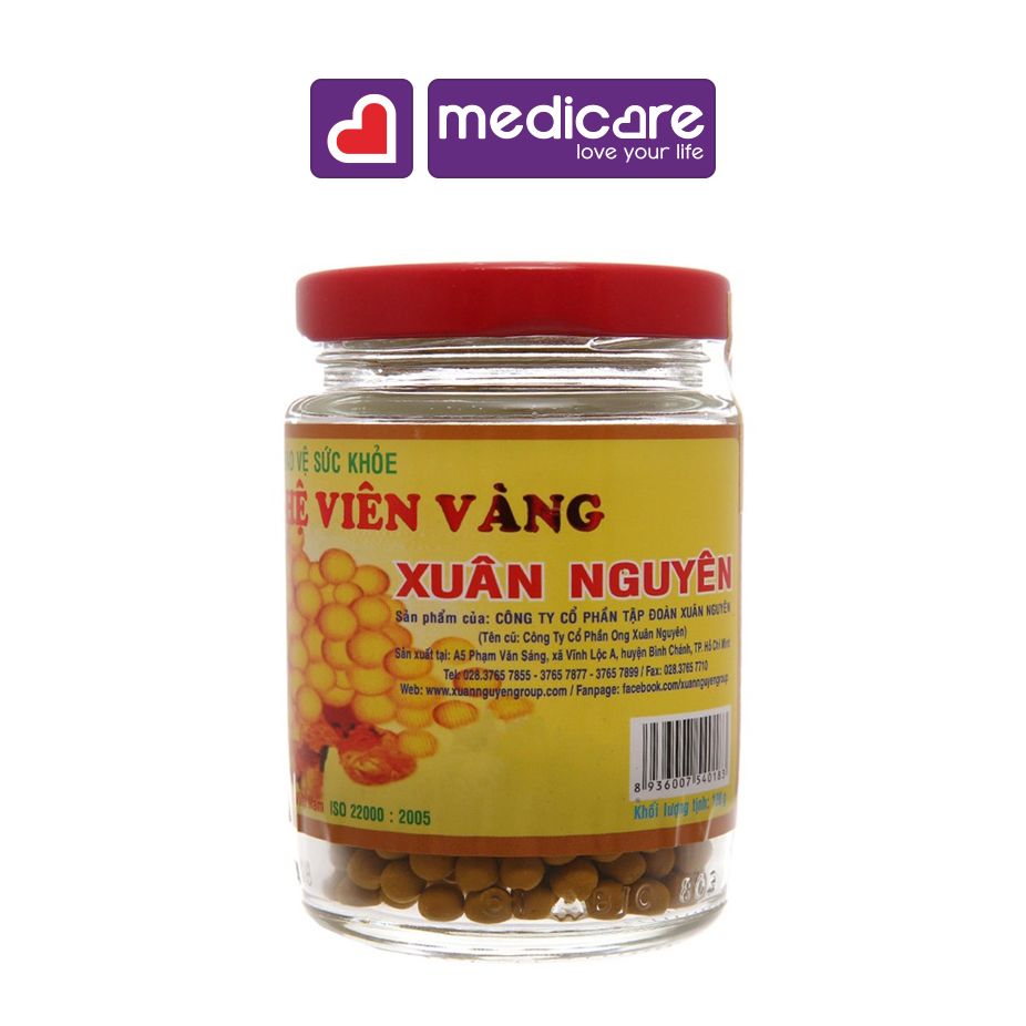 Mật ong nghệ viên Xuân Nguyên hỗ trợ dạ dày lọ 100g