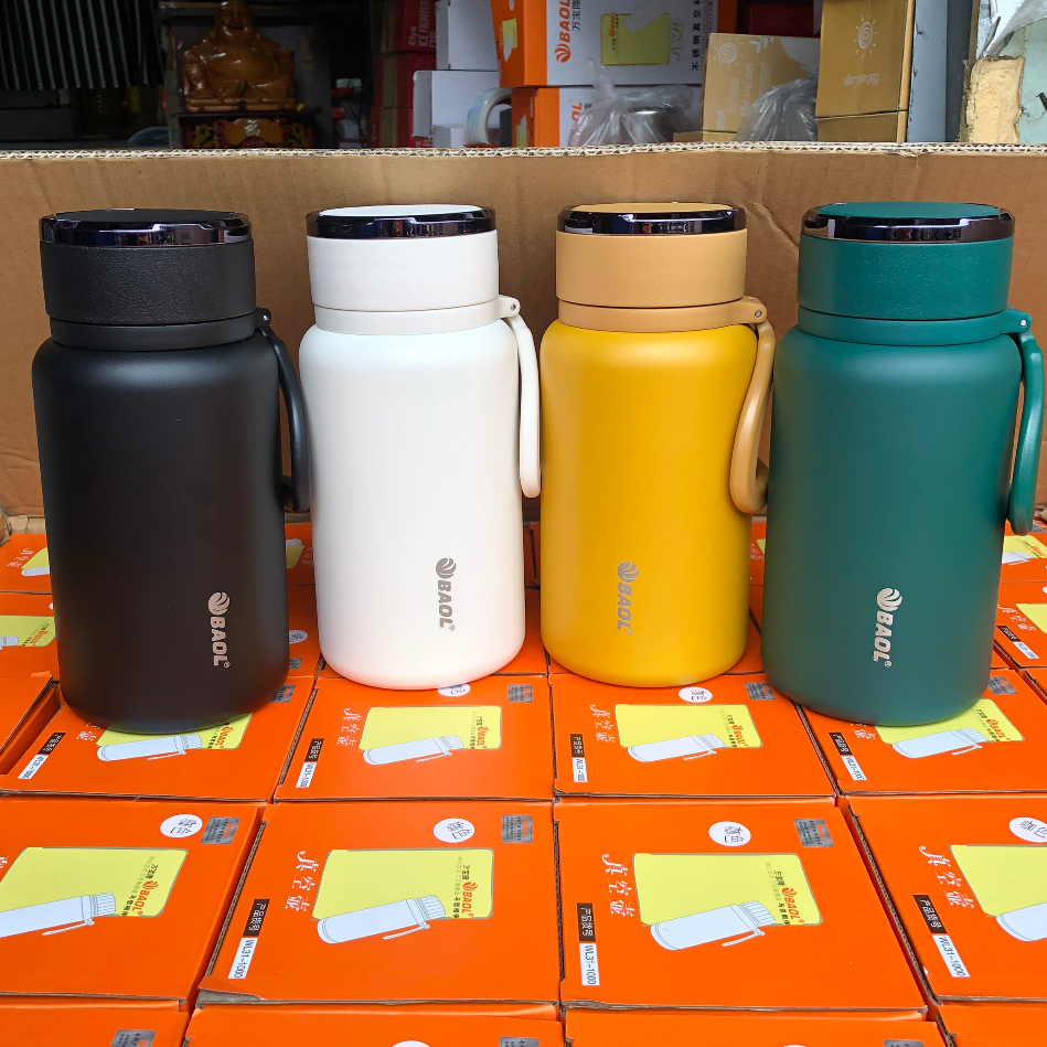 Bình giữ nhiệt BAOL WL-32 NHÁM INOX 304  cao cấp 1000ml- 1280ml -1500ml giúp giữ nhiệt hơn 8 giờ đồng hồ